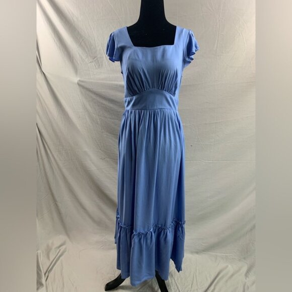 Vintage  Faux Turquoise Wide Bracelet - Picture 6 of 6